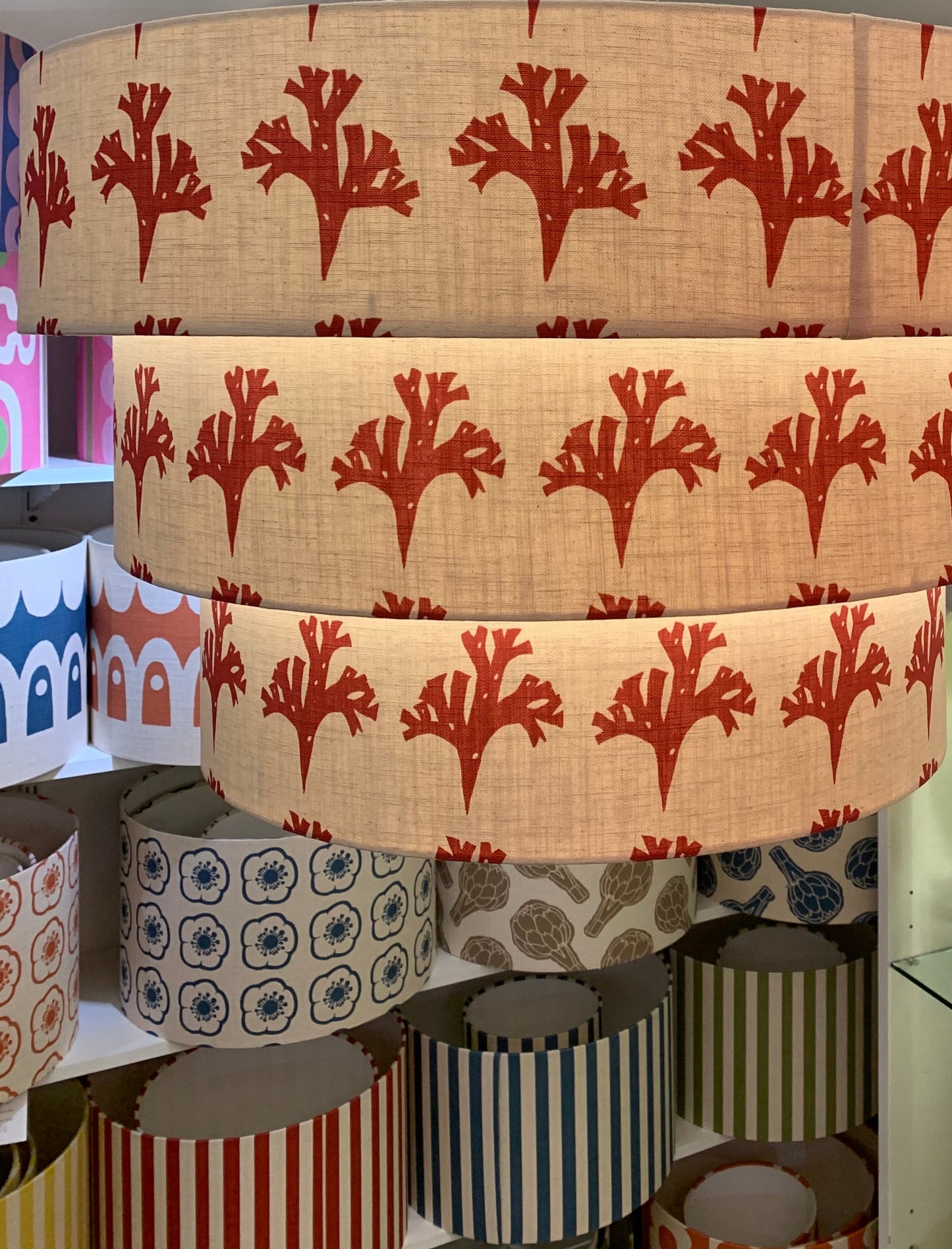 Coral Three-Tier